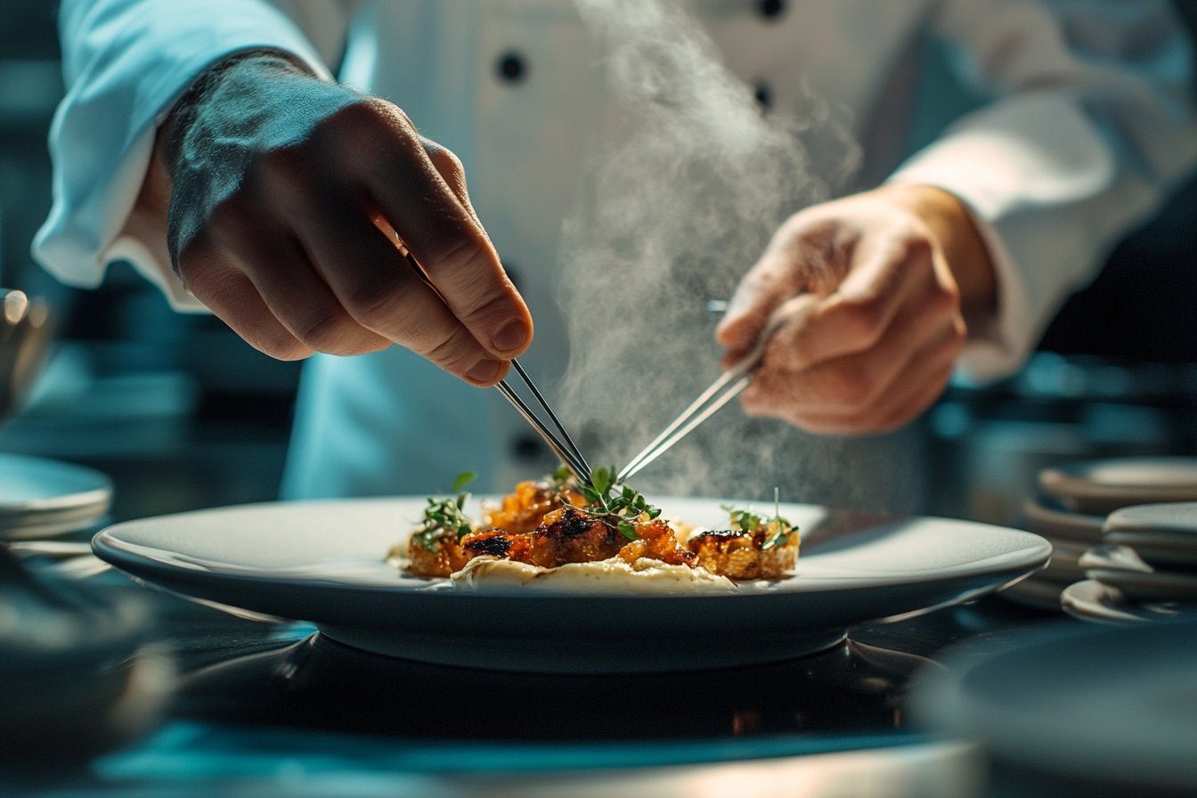 Plating mit Pinzette